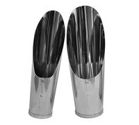 Anneome 2 pièces Pelle à Terre Acier Inoxydable Outils de Jardinage Portables pour Rempotage Succulentes et Bonsaï Truelles Multifonctions pour Sol Désherbage et Transplantation