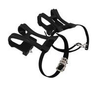 Anneome 2 pièces Sangles de Pédales avec Clips Orteils Confortables Antidérapantes Fixation Rapide Accessoires Cyclisme et Longue Distance