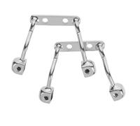 Anneome 2 Pièces Support de Plaquettes Nasales pour Garçon Fille Lot de avec Fixation à Vis Plaquettes Confortables et Durables pour Montures de Lunettes Accessoires de à Double Trou