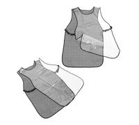 Anneome 2 pièces Tablier de Coiffeur Imperméable Tpu Protection Anti-huile pour Coiffeurs et Techniciens Accessoire Salon Confortable et Pratique pour Hommes et Femmes