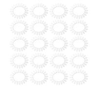 Anneome 20 Pcs Roue de Présentation Ovale pour Manicure 20 Conseils par Échantillon Panneau D’affichage pour Nail Art en Plastique pour Salons et Formations
