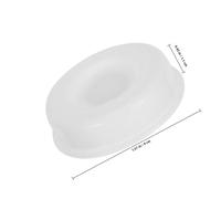 Anneome 20 Pièces Bouchons Ronds Plastique Blancs pour Tubes Expédition Kraft Bouchons Extrémité Résistants pour Tubes Postaux Protection Solide pour