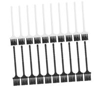 Anneome 20 pièces Brosse de Nettoyage Rasoir Électrique Fine à Poils Doux Manche Long Portable Mini Brosse Multifonction pour Têtes de Rasoir et Détails Intriqués