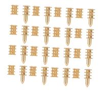 Anneome 20 pièces Connecteurs Douille Alliage de Zinc pour Table Goupilles de Positionnement et Boulons Invisibles pour Table Fixation Robuste et Rouille