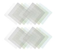 Anneome 20 Pièces Mesh Netting Sheets for Eye Masks DIY Breathable Fabric for Fursuit and Animal Mask Making Soft Inner Layer