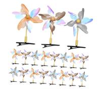 Anneome 20 Pièces Pinces à Cheveux Moulin à Vent Paillettes Accessoires Cheveux et Résistants pour Filles Clips Sûrs et Confortables Couleur Aléatoire