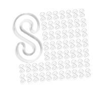 Anneome 2000 Pièces Ensemble d'outils de Tissage kit de Clips d'élastiques pour Bracelet Accessoire de Bracelet en Caoutchouc S Clips pour Les Bandes de métier Plastique Transparent