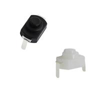 Anneome 20Pièces Interrupteur à Bouton Poussoir pour Lampe de Poche Remplacement Pratique pour Torche Électrique Compatible avec Accessoires LED Installation Facile