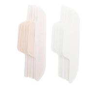 Anneome 24 Coussinets Anti-transpiration Adhésifs Jetables pour Col et Doublure de Chapeau, Tissu Doux Absorbant, 290 X 68 Mm, Blanc et Beige, Protège-col Chemise, Protection les Taches