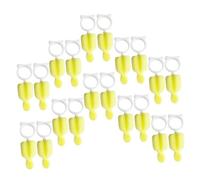 Anneome 24 Pièces Brosses à Biberon en Éponge Jaune, Douces pour Surfaces de Bouteilles, Réutilisables, pour Nouveaux Parents, Nettoyage de Tétines et Sucettes