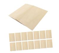 Anneome 24 pièces Lot de Planches de Tilleul Non Peintes Contreplaqué Multi-couches Lisse pour Bricolage Modélisme Décoration et Peinture DIY