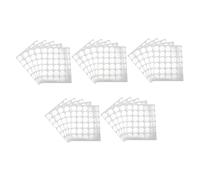 Anneome 25 Feuilles Pastilles Adhésives Étanches pour Extensions de Cils Supports Autocollants pour Colle à Cils Palette Aluminium pour Application Précise Artistes et Usage Professionnel