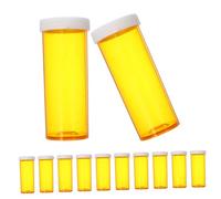 Anneome 25 Pièces Flacons Vides avec Couvercles Mini Rangement Portable pour Pilules Conteneurs et Pratiques pour Voyage et Usage Quotidien