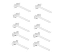 Anneome 25 Pièces Rasoirs à Double Tranchant pour Épilation Rasoirs pour Zones Sensibles Accueil et Voyage Blanc