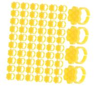 Anneome 250 Pièces Hexagon Lash Glue Holder Cups Stable Honeycomb Design With Slots For Precise Eyelash Extension Adhesive Use