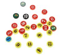 Anneome 27pièces Accessoires De Remplacement pour Tableau De Football Aimants Magnétiques pour Entraînement Fournitures pour Et Joueurs