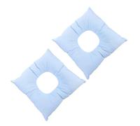 Anneome 2pièces Oreiller de Massage Facial Carré Lot pour Table de Massage Usage Spa Esthéticienne pour Ventilation Facile à Nettoyer