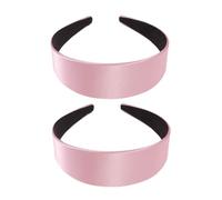 Anneome 2pièces Serre-tête Élégant Uni Rose Bandeau pour Cheveux Créatif Lot de Serre-têtes à Larges Bords pour Femmes et Filles