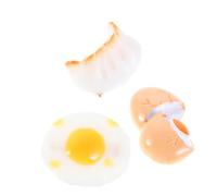 Anneome 3 Pièces Accessoires Originaux pour Filles et Femmes Design Oeuf Ravioli Steamed