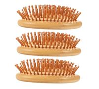 Anneome 3 Pièces Brosse de Massage Chevelu Peigne Démêlant Portable pour Soins Doux Stimulation Scalp Promoteur Santé Capillaire Finition