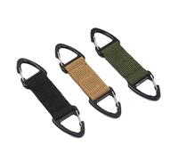 Anneome 3 pièces Crochet Extension Masque Nylon Antidérapant Attache Oreilles Confortable Fixation Multi-usage pour Masque et Couleurs Noir Vert