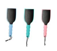 Anneome 3 Pièces Double-sided Foot Files Dead Skin Remover Exfoliator Ergonomic Handle For Home And Professional Pedicure