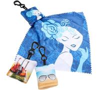 Anneome 3 pièces Lot de Lingettes Microfibres Portables pour Nettoyage Écran Téléphone et Lunettes Clé USB