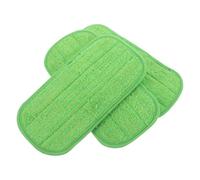 Anneome 3 Pièces Pads De Vadrouille De Plancher De Bois Franc Serpillère Pads De Vadrouille Réutilisables Lavables à La Machine Green