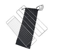 Anneome 3 pièces Set Cuisson BBQ Acier Inoxydable Maille Fine pour Barbecue Camping Accessoire de Grillade Polyvalent pour Viandes Poissons et Légumes