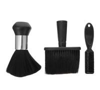 Anneome 3 pièces Set de Brosses de Nettoyage Cheveux Cassés pour Coiffeurs Brosse Douce Dépoussiérante pour Cou et Oreilles Outil Professionnel pour Salon et Usage Domestique