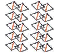 Anneome 30 Pcs Outils de Réparation pour Boîtes Électriques 86 Type Gris en Acier Isolé Manchon Isolant - Clips et Tiges de Fixation Universels pour Réparation de Boîtes de Jonction et