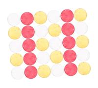 Anneome 30 Pièces Coquilles Rondes Naturelles à Double pour Créations DIY Décorations Intérieur Guirlande Rideau Carillon