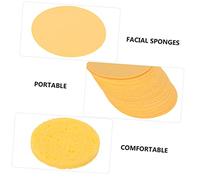 Anneome 30 Pièces Lot de Éponges Visage Cellulose Compressée Démaquillage et Nettoyage Doux Exfoliation Pores Protection et Peau Forme Ronde Mixte Couleur