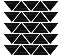 Anneome 30 Pièces Plateau Triangulaire de Tri Plastique Empilable pour Rangement de Strass Plateau de Tri pour Perles et Bijoux Organisateur Polyvalent pour Activités Artisanales et Nail