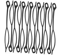 Anneome 30 pièces Set de Outils Plastique pour Dreadlocks Crochet Réutilisables pour Tresses Accessoires Chignon Compacts et Pratiques pour Cheveux Épais et Bouclés Aiguilles à Tresser
