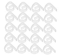 Anneome 36 Pièces Clips de Nappe Transparente Plastique Pinces de Fixation pour Nappes de Table Extérieures Protection Meuble Anti-Rayures Maintien Solide pour Pique- Mariage Réception et
