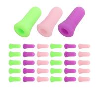 Anneome 36 Ventouses de Massage Facial et Corporelles en Silicone Souple, Kit de 3 Couleurs ×12, Outil sous Vide Réutilisable pour Thérapie Musculaire, Relaxation et Soins du Visage