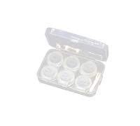 Anneome 3pièces Boîte De Rangement Lentilles De Contact Transparent avec Pincette Et Ventouse pour Voyage Et Usage Quotidien