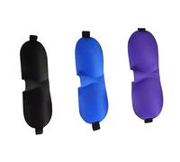 Anneome 3pièces Masques De Sommeil Contourés Légers Et Respirants Lot De Cache-yeux Occultants Pour Dormir Voyager Travailler Ajustables Housses Confortables Avec Motifs Étoile-lune Adapté