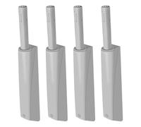 Anneome 4 pièces Amortisseur de Porte Armoire Push-to-open Système de Fermeture Invisible avec Rebond Automatique Loquet sans Poignée pour Placard Tampon Anti-bruit et Charnière