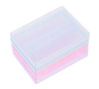 Anneome 4 pièces Boîte de Rangement pour Forets de Ponceuse à Ongles Mini Boîtes pour Outils de Manucure Organisateur Compact pour Salon et Usage Personnel