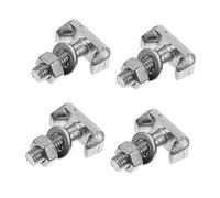 Anneome 4 pièces Bolt Acier Inoxydable pour Batterie Auto Connecteurs de Bornes Robustes Accessoires Pratiques pour Réparation et Remplacement