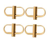 Anneome 4 pièces Boucles de Réglage Métal pour Chaîne de Sac Ajusteurs Robustes pour Bandoulières Raccourcisseurs Pratiques pour Sacs à Main Compatibles avec et Besaces