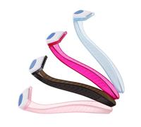 Anneome 4 Pièces Épilation Manuelle Rasoir et Portable pour Élimination des Cheveux Visage Outil de Rasage Compact pour Voyages Rasage de Corps