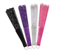 Anneome 4 pièces Éventails Pliants Chinois Lot de Éventails à Main Style Rétro avec Design Élégant Accessoire pour Mariages et Fêtes Décoration et Événements Vintage