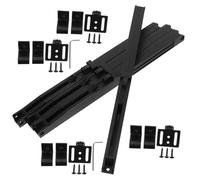 Anneome 4 Pièces Kit Amortisseur Porte Grange Système Frein Porte Coulissante Silencieux Amortisseur Ralentisseur pour Réduire Vibrations et Collisions Protection Structurelle et