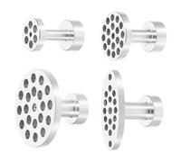 Anneome 4 Pièces Kit de Réparation Bosses Auto Alliage Aluminium Onglets Extracteurs Polyvalents pour Carrosserie Marteau Coulissant sans Peinture Réparation Impacts Grêle et Bosses