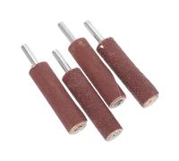Anneome 4 pièces Lot de Embouts Ponçage Cylindriques Abrasif Grains Tambours à Bande pour Ponceuse Rotative Polissage Métal Bois Plastique Jade