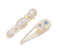 Anneome 4 pièces Pinces à Cheveux Baroques Mini avec Fleurs Ajourées Accessoires Flexibles pour Femmes Barrettes Polyvalentes pour Mariage et Usage Quotidien