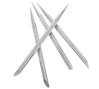 Anneome 4 pièces Poussoir à Cuticules Acier Inoxydable Outils de Manucure pour Nettoyage des Cuticules et Ongles Surface Sans Burr Accessoires Pratiques pour Soins Quotidiens